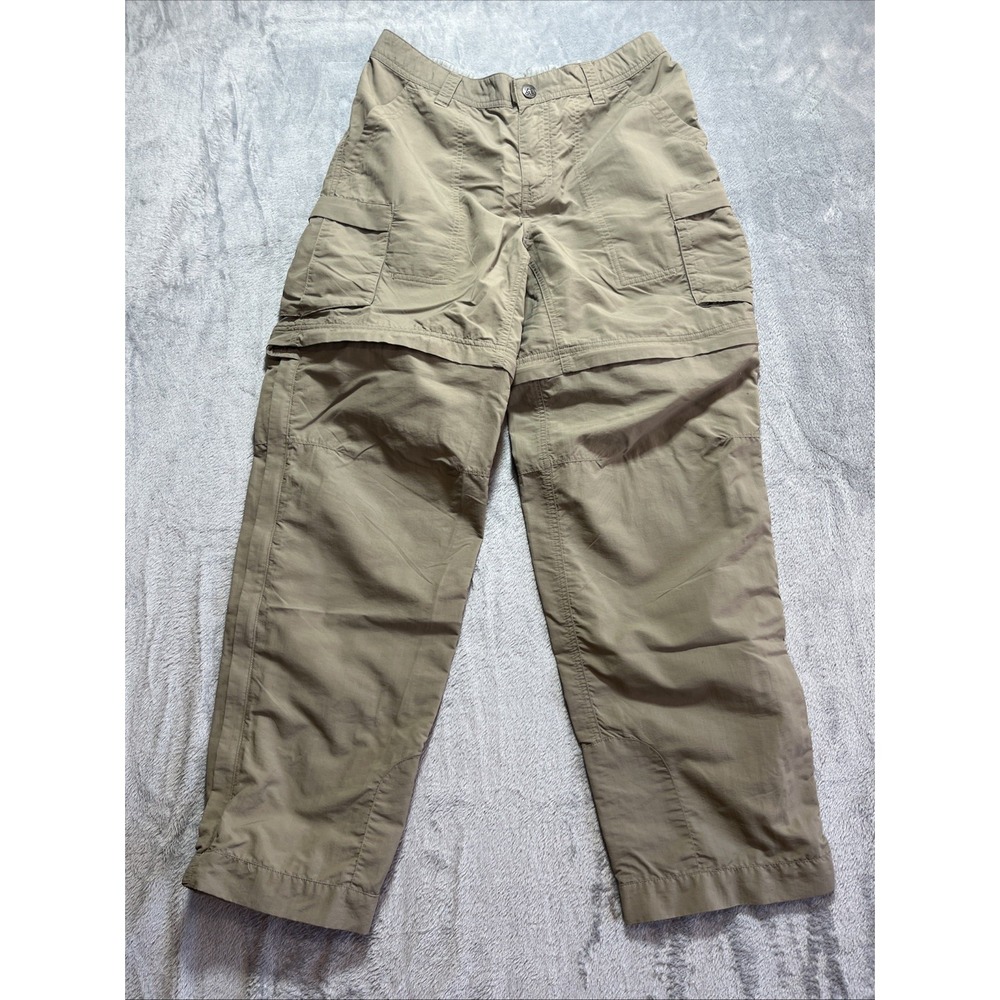 Rei Convertible Cargo Pants Women's 8 (Fits 28X30) Tan Khaki Zip Shorts